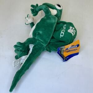 RARE 2007 Gecko Turtle Bag Cocoon Plush Green Advertising Stuffed Animal